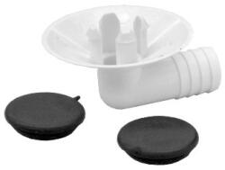 Klíma Kondenvíz Gyűjtő Csepptálcához Kivezető Könyök Lezáró Kupakkal Dn19 (an-nsr)