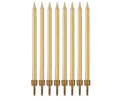 Javoli Arany Gold tortagyertya, gyertya szett 8 db-os (MLG129939)