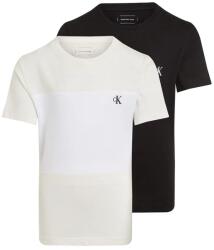 Calvin Klein gyerek pamut póló 2 db bézs, sima, IB0IB02441 - bézs 176