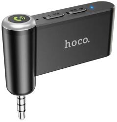 hoco. E58 bluetooth adapter (3.5mm jack csatlakozó, v5.0) FEKETE (E58) - bluedigital