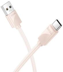 hoco. X114 adatkábel (USB - Type-C, 3A, gyorstöltő, 100cm) RÓZSASZÍN (X114_USB_C_P) - bluedigital