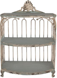 Clayre & Eef Raft fier verde bej vintage 38x23x55 cm (6Y5719) Raft