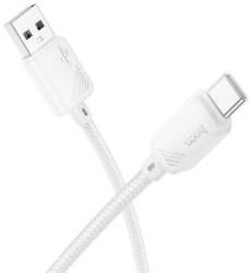 hoco. X113 adatkábel (USB - Type-C, 3A, gyorstöltő, 100cm) FEHÉR (X113_USB_C_W) - bluedigital