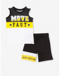 Chicco Boys Shorts And Tank Top Set Black/White - magazinko