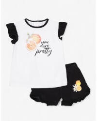 Chicco Girls Shorts And Tank Top Set White/Black - magazinko