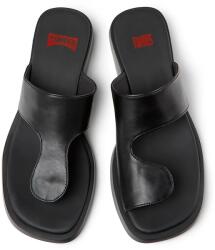 Camper bőr flip-flop TWS fekete, női, lapos talpú, K201745-002 - fekete Női 37
