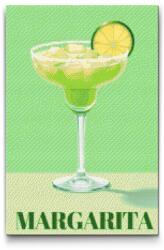  Gyémántszemes kirakó - Margarita Méret: 40x60cm, Keretezés: Műanyagtáblával, Gyémántok: Négyzet alakú