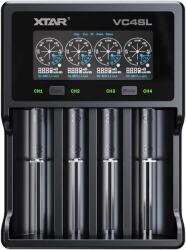 XTAR Incarcator acumulatori Li-ion, NiMH, 4 canale, afisaj LCD, VC4SL XTAR (CHAR-LI-VC4SL-XTR) Incarcator baterii