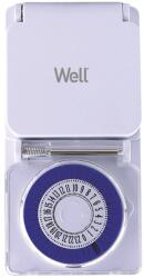 Well Priza programabila mecanica Well, pentru exterior, setare min 15 minute (TIMER-MEC-03-WL)