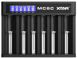 XTAR Incarcator acumulatori Li-ion, NiMH, 6 canale, MC6C XTAR (CHAR-LI-MC6C-XTR) Incarcator baterii