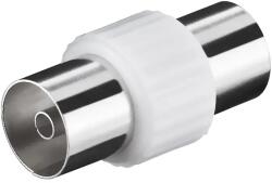 Goobay Adaptor Coaxial mama - Coaxial mama, plastic, set 10 bucati, Goobay (CX-F/F-GBAY)