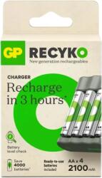 GP Incarcator E441 AA/AAA (R3/R6) NiMH acumulatori 2100mAh 4 buc GP (GPPBE441GS210-C4-RCK-PGB1) Incarcator baterii