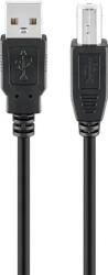 Goobay Cablu imprimanta USB 2.0 USB-A tata - USB-B tata, 3m, negru, Goobay (CABLE-141CU/3HS)