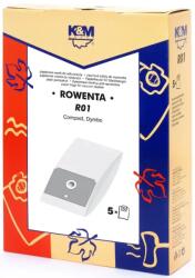 K&M Sac aspirator Rowenta ZR745, hartie, 5X saci, K&M, produs cu ambalaj deteriorat (ADS-DUSTBAG-R01-PAP-K&M)