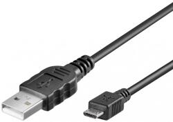 Goobay Cablu de încărcare și sincronizare micro-USB 5 W, 1 A, pentru dispozitive Android, negru Goobay (CABLE-USB-UB-1.0BK)