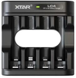XTAR Incarcator acumulatori Li-ion, 4 sloturi, AA/AAA, USB-C, LC4 XTAR (CHAR-LI-LC4-XTR) Incarcator baterii