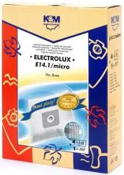 K&M Sac aspirator Electrolux Xio, sintetic, 4X saci + 1 filtru, K&M (DUSTBAG-E14-SYN-K&M)