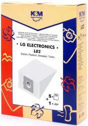K&M Sac aspirator LG TB-33, hartie, 5X saci + 1 filtru, K&M (DUSTBAG-L02-PAP-K&M)