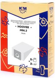 K&M Sac aspirator Hoover Studio 1505, hartie, 5X saci + 2 filtre, K&M (DUSTBAG-H06.2-PAP-K&M)