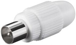 Goobay Conector coaxial tata, plastic, Goobay (CX-PLUG8)