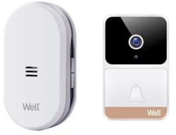 Well Sonerie Smart Video, raza de acoperire 150m, WiFi, aplicatie Tuya, Well (DOORBELL-CHARM-WL)