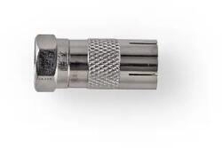 Nedis Mufa F tata - Coaxial mama, Nedis, set 10 bucati, metal (CSGP41952ME)