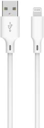 Well Cablu USB 2.0 A tata - Lightning, 2m, alb, cutie, Well (CABLE-USB/LIGHT-2WE06-WL)