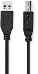 Nedis Cablu-imprimanta-USB-3.2-A-tata-USB-B-tata, -2m-negru, -Nedis (CCGB61100BK20)