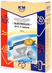 K&M Sac aspirator Electrolux Mondo, sintetic, 4X saci + 2 filtre, K&M (DUSTBAG-E11-SYN-K&M)