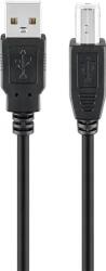 Goobay Cablu imprimanta USB 2.0 USB-A tata - USB-B tata, 1.8m, negru Goobay (CABLE-141CU/1.8HS)