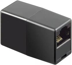 Goobay Adaptor ISDN RJ45 jack - RJ45 jack negru Goobay (TEL-0008-8/8BK)