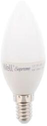 Well Bec LED tip lumanare E14 6W 230V lumina calda Well (LEDLW-C376E14-WL)