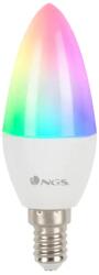 NGS Bec LED Smart WiFi, E14, 5W, RGB, 500lm, Gleam 514C NGS (LEDLWF-GLEAM514C-NGS)