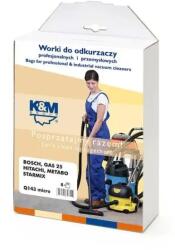 K&M Sac aspirator Bosch, Hitachi, Metabo, sintetic, 5X saci, K&M (DUSTBAG-Q143-SYN-K&M)