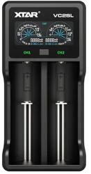 XTAR Incarcator acumulatori Li-ion, NiMH, 2 canale, functie powerbank, afisaj LCD, VC2SL XTAR (CHAR-LI-VC2SL-XTR) Incarcator baterii