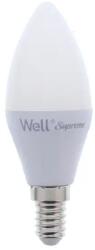 Well Bec LED tip lumanare E14 7W 230V lumina calda, Well (LEDLW-C377E14-07-WL)