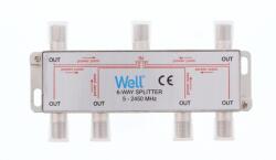 WELL Spliter-CATV-6-cai-2450-Mhz-Well (SPLT-FC/6-ST-WL)