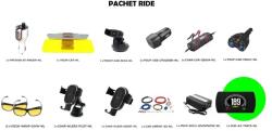 Well Pachet Ride, modulator FM, incarcator wireless, head-up display, suport telefon, invertor de tensiune, Well (PACHET-RIDE)