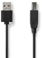 Nedis Cablu-imprimanta-USB-2.0-USB-A-tata-USB-B-tata, -2m, -negru, -Nedis (CCGL60101BK20)