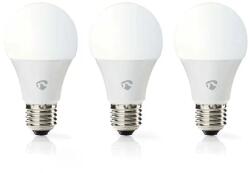 Nedis Bec LED Smart WiFi Nedis, E27, 9W, 806lm, 2700K-6500K, set 3 bucati (WIFILRW30E27)