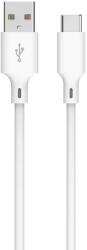 Well Cablu USB 2.0 A tata - USB-C, 1m, alb, cutie, Well (CABLE-USB/USBC-1WE06-WL)