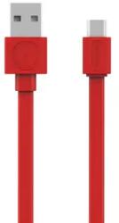 allocacoc Cablu USB 2.0 A tata - micro USB, 1.5m, rosu, Allocacoc (CABLE-USB/MUSBRD-1.5-ALC)