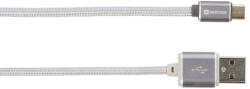 SKROSS Cablu-USB-2.0-A-tata-micro-USB, -1m, -argintiu, -Steel-Line-Skross (CABLE-USB/UUSB/-1.0SR-SKRS)