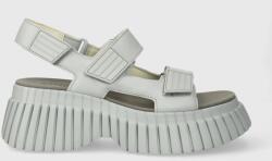 Camper bőr szandál BCN szürke, női, platformos, K201511.004 - szürke Női 38