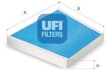 UFI Filtru, aer habitaclu UFI ARGENTIUM 34.133. 00 (34.133.00)