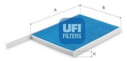 UFI Filtru, aer habitaclu UFI ARGENTIUM 34.233. 00 (34.233.00)