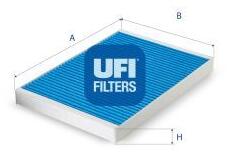 UFI Filtru, aer habitaclu UFI ARGENTIUM 34.312. 00 (34.312.00)