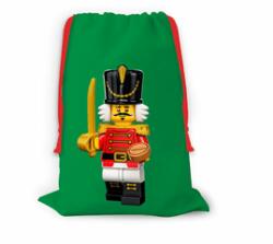 LEGO® Zöld Mikulás zsák Diótörő mintával (109168) (109168)