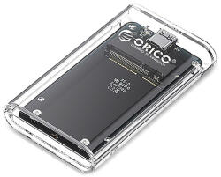 ORICO TC10-MS MSATA USB-C 3.2 5Gb/s merevlemez-kazetta - átlátszó