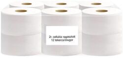  Közületi 2 rétegű 19 cm 100% cellulóz ragasztott PS105 12 tekercs/csomag toalettpapír (TP18R105-FP) - tintasziget